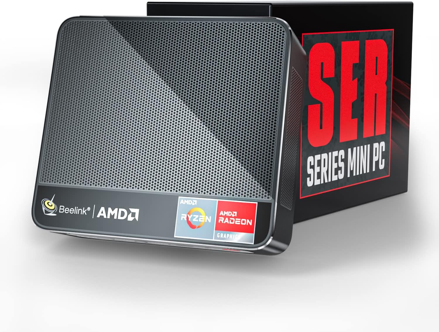 Beelink SER4 Ryzen Mini PC Windows 11 AMD Ryzen 7 4800U(7nm, 8C/16T)up to 4.2GHz, 32GB DDR4 RAM 512GB NVME SSD, 4K@60Hz Triple Display Dual HDMI+Type-C, Support 57W Mini Gaming Computer WiFi 6E BT5.0 - Image 10