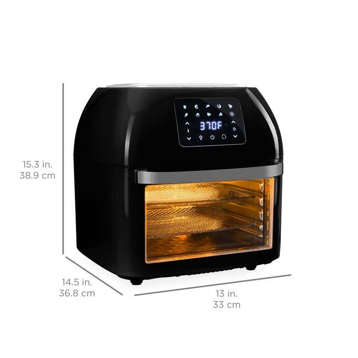 Best Choice Products 16.9qt 1800W 10-in-1 Family Size Air Fryer Countertop Oven, Rotisserie, Dehydrator – White - Image 10