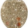 Sea Isle Elongated Resin Toilet SEAT, Chrome Hinges