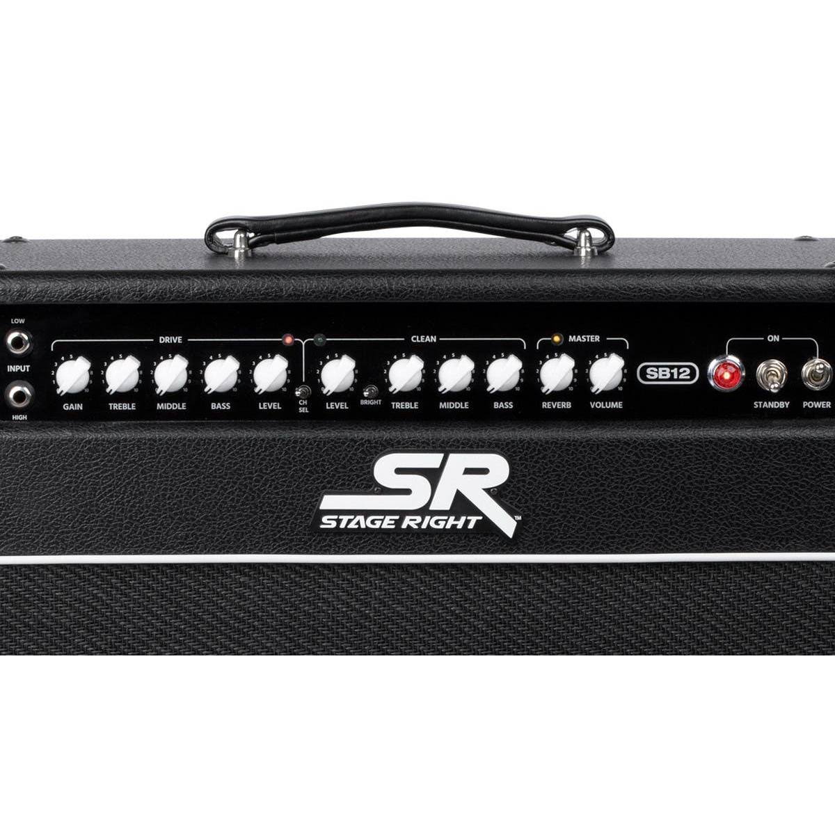 Stage Right by Monoprice SB12 50-Watt All Tube 2-Channel 1×12 Guitar Amp Combo with Reverb - Image 2