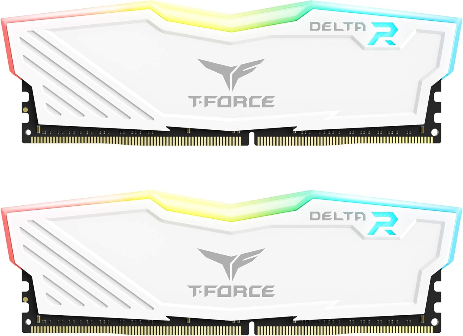 TEAMGROUP T-Force Delta RGB DDR5 32GB Kit (2x16GB) 6400MHz (PC5-51200) CL40 Desktop Memory Module Ram (White) for Z690 – FF4D532G6400HC40BDC01 - Image 4