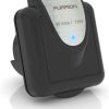 Furrion F30INS-BS-AM Black Square 30 Amp RV Inlet with Stainless Steel Plate and Power Smart LED