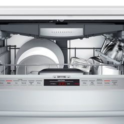 Alternative view of Bosch – 800 Series 24 Top Control Built-In Dishwasher with CrystalDry, Stainless Steel Tub, 3rd Rack, 42 dBa – Stainless steel