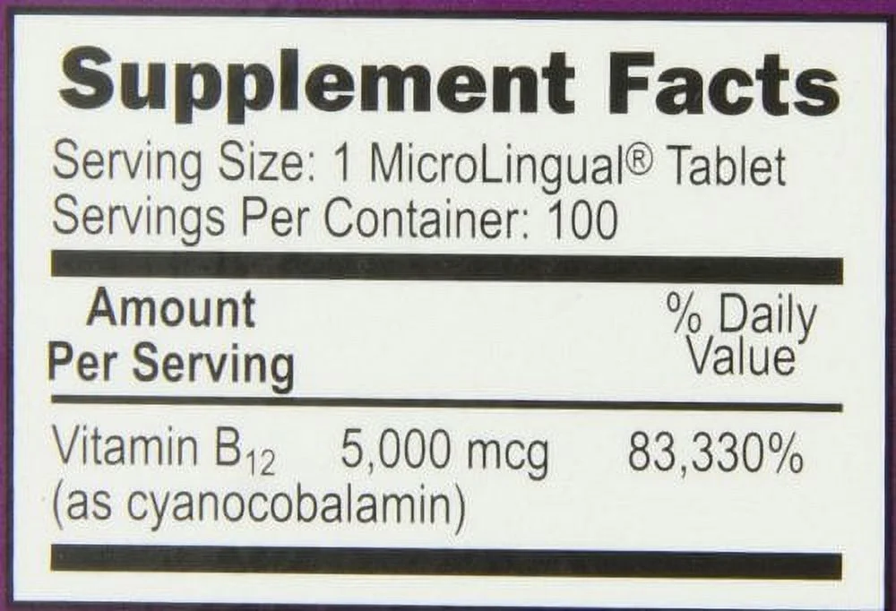 Superior Source No Shot Vitamin B12 Tablets, 5000 mcg, 100 Count - Image 5