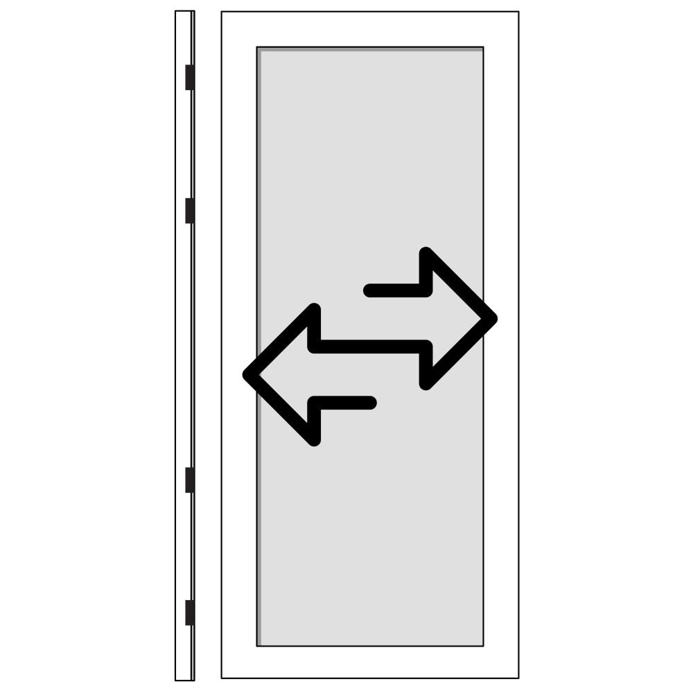 Larson Signature Classic 32-in x 81-in Black Full-view Aluminum Storm Door | 1490405107 - Image 2